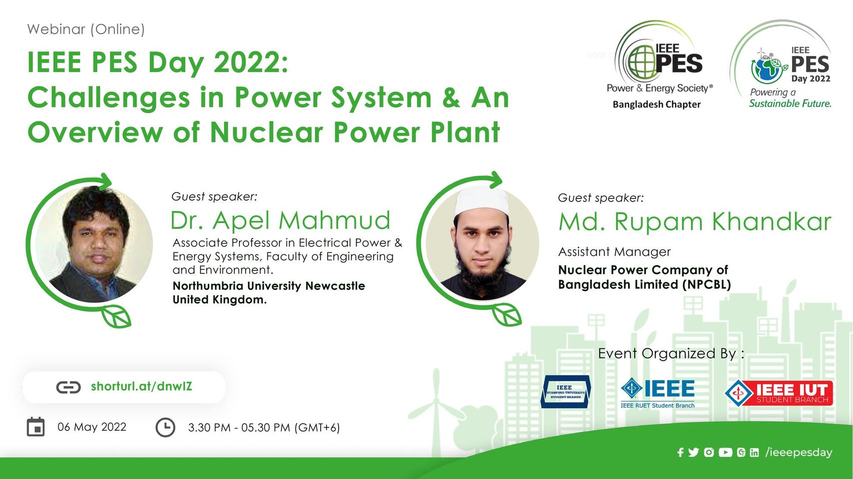 IEEE PES Day 2022: Challenges in Power System & An Overview of Nuclear Power Plant